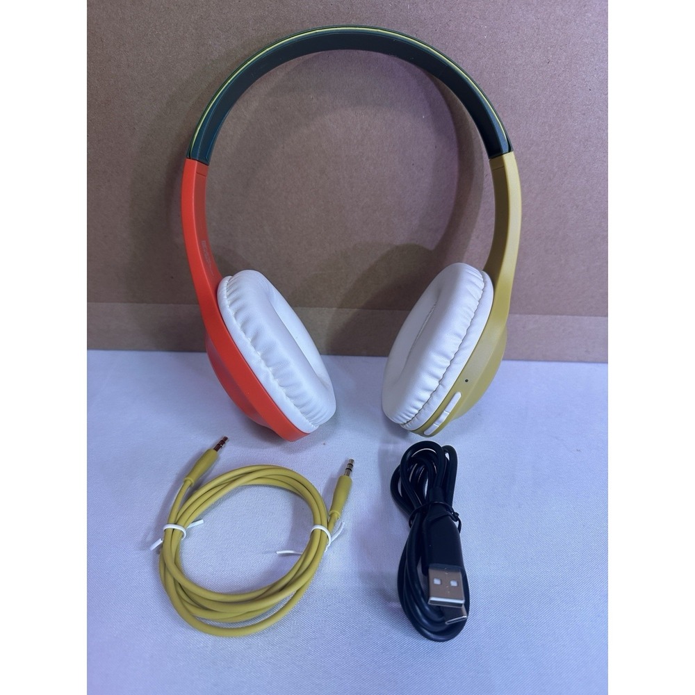 HEYDAY Wireless Headphones On Ear  Bluetooth Rechargeable 33 Foot Range - Picture 2 of 5